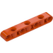 LEGO Reddish Orange Beam 7 with Side Holes (2391)