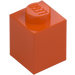 LEGO Reddish Orange Brick 1 x 1 (3005 / 30071)