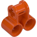 LEGO Reddish Orange Cross Block with Two Pinholes (32291 / 42163)