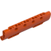 레고 붉은 오렌지색 구부러진 패널 11 x 3 ~와 함께 10 핀 구멍 (11954)