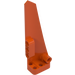 LEGO Rødlig orange buet Panel 5 Venstre (64681)