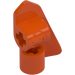 LEGO Rouge Orangé Incurvé Panneau 7 La gauche (2387)