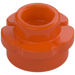 LEGO Rötliches Orange Blume 1 x 1 (24866)