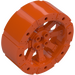 LEGO Reddish Orange Hard Plastic Wheel Ø56 x 22 with Spokes (55817 / 61745)