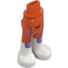 LEGO Reddish Orange Hip with Pants with White Boots and Purple (106033)