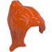 LEGO Reddish Orange Long Ponytail with Side Bangs (62696 / 88426)