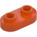 LEGO Reddish Orange Plate 1 x 2 with Rounded Ends (35480)