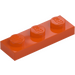 LEGO Reddish Orange Plate 1 x 3 (3623)