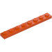 LEGO Roodachtig oranje Plaat 1 x 8 (3460)