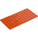 LEGO Reddish Orange Plate 6 x 12 (3028)