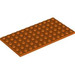 LEGO Reddish Orange Plate 6 x 12 (3028)