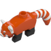 LEGO Reddish Orange Red Panda