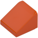 LEGO Rouge Orangé Pente 1 x 1 (31°) (50746 / 54200)