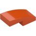 LEGO Rödaktig Orange Backe 1 x 2 Böjd (11477)