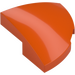 LEGO Reddish Orange Slope 2 x 2 x 0.7 Curved Round Quarter (5852)