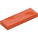 LEGO Rouge Orangé Tuile 1 x 3 (63864)