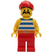 LEGO Renegade Runner Pirate with Large Moustache Minifigure