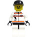 LEGO Res-Q 2 mit Schwarz Deckel Minifigur