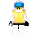 LEGO Res-Q with Life Jacket and White Helmet Minifigure