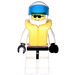 LEGO Res-Q mit Rettungsweste und Weiß Helm Minifigur