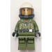 LEGO Rescue Worker with Hard Hat, Breathing Tank, and Air Hose Minifigure