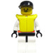 LEGO Rescuer med Bart, Redningsvest og Caps Minifigur