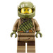 LEGO Resistance Trooper with Olive Green Helmet and Ammo Minifigure