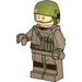 LEGO Resistance Trooper med Olive Grønn Hjelm (Kvinne) Minifigur