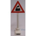 LEGO Road Sign Triangle with Cab Window Pattern (649)