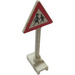 LEGO Road Sign Triangle with Children Playing (649)