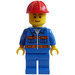 LEGO Road Worker minifiguur
