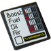 LEGO Roadsign Clip-aan 2 x 2 Vierkant met &#039;Boost&#039;, &#039;Fuel&#039;, &#039;Oil&#039;, &#039;Lucht&#039; en Gauges Sticker met open &#039;O&#039;-clip (15210)