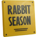 LEGO Roadsign Clip-sur 2 x 2 Carré avec Sign „lapin SEASON“ avec clip &#039;O&#039; ouvert (15210)