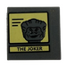 LEGO Roadsign Clip-en 2 x 2 Cuadrado con &#039;THE JOKER&#039; Pegatina con clip abierto &quot;O&quot; (15210)