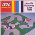 LEGO Roadway Base Platte 50X50 078-1