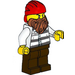 LEGO Robber mit Beard Minifigur