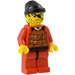 LEGO Robber with black rag hat Minifigure