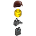LEGO Robber avec Open Leather Jacket over Prison Shirt Figurine