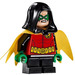 LEGO Robin with Black Short Legs and Hood Minifigure