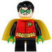 LEGO Robin con Nero Gambe corte e Capelli arruffati Minifigure