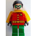 LEGO Robin with Green Legs and Mask with Short Cape Minifigure