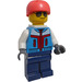 LEGO Steen Climber - Donker azuurblauw Jasje Minifiguur