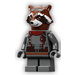 LEGO Rocket Raccoon with Reddish Brown Fur and Gray Suit Minifigure