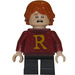 LEGO Ron Weasley with &#039;R&#039; on Dark Red Pullover, short legs Minifigure