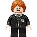 LEGO Ron Weasley med Slytherin Robe Minifigur