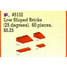 LEGO Roof Bricks Shallow 25 Degrees Red Set 5152