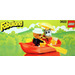 LEGO Rowboat mit Lionel Lion und Hannah Hippopotamus 3622