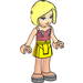 LEGO Roxy with Pink Top and Yellow Skirt Minifigure