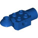LEGO Koningsblauw Steen 2 x 2 met Horizontaal Rotation Joint en Socket (47452)