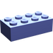 LEGO Royal Blue Brick 2 x 4 (3001 / 72841)